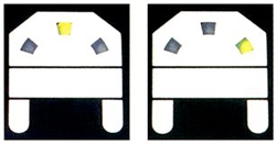 Светодиодный индикатор положения ведущего колеса 