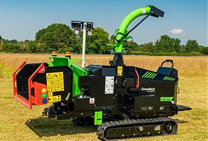 Измельчитель веток самоходный гусеничный Greenmech EVO 205D SureTrak 