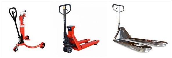 Гидравлические тележки рохли для палет