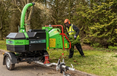 Измельчитель в работе