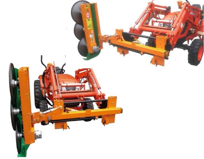 Сменный дисковый кусторез на фронтальный погрузчик купить в Москве