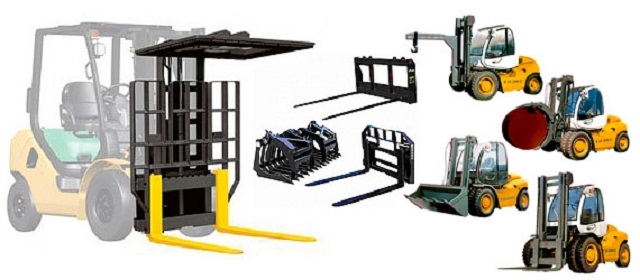 Виды навесного оборудования для вилочных погрузчиков