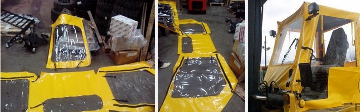 кабины для погрузчиков