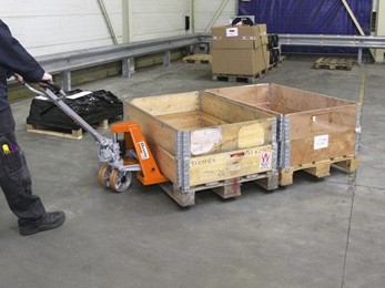 Не превышать грузоподъемность рохли