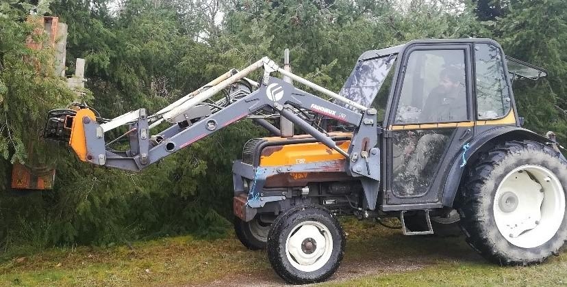 Сменный дисковый кусторез на фронтальный погрузчик купить в Москве