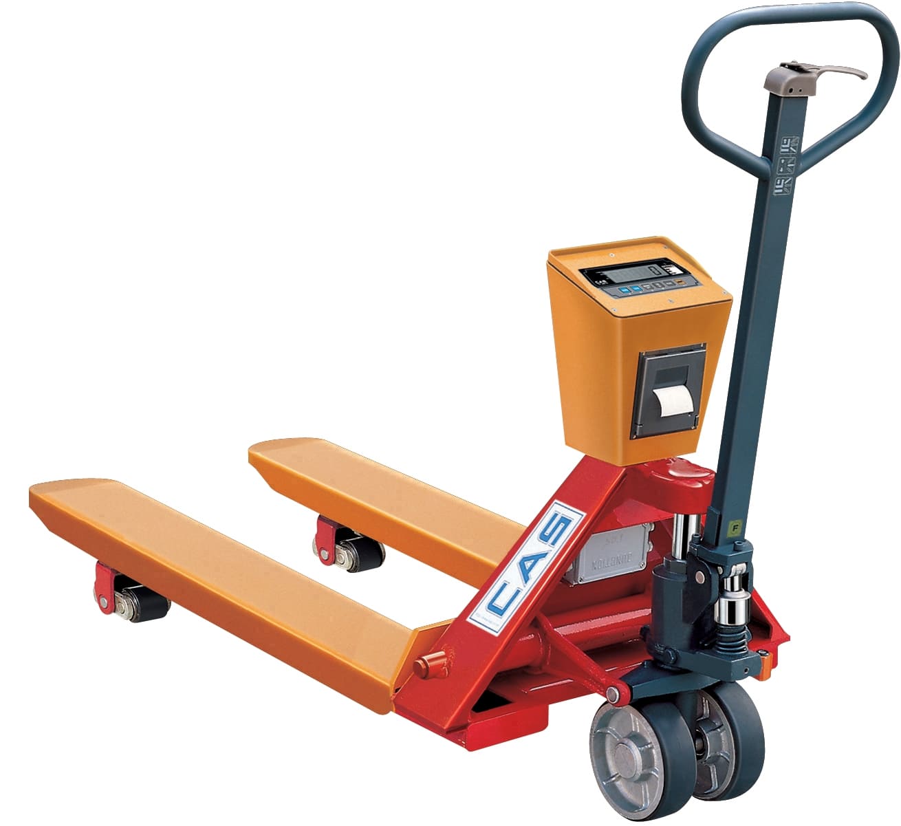 Гидравлическая тележка рокла со встроенными весами 