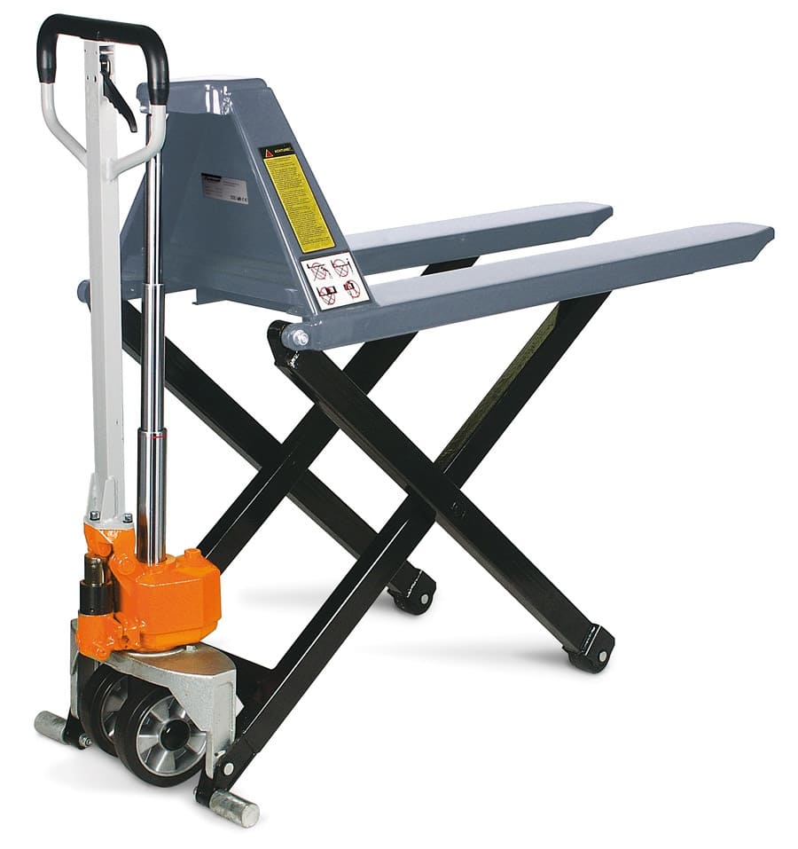 Гидравлическая тележка с механизмом подъема ножничного типа