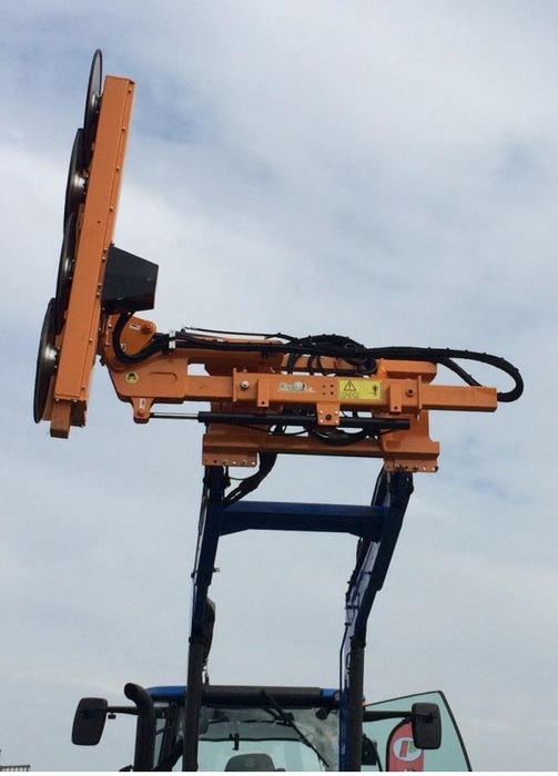 Сменный дисковый кусторез на фронтальный погрузчик купить 