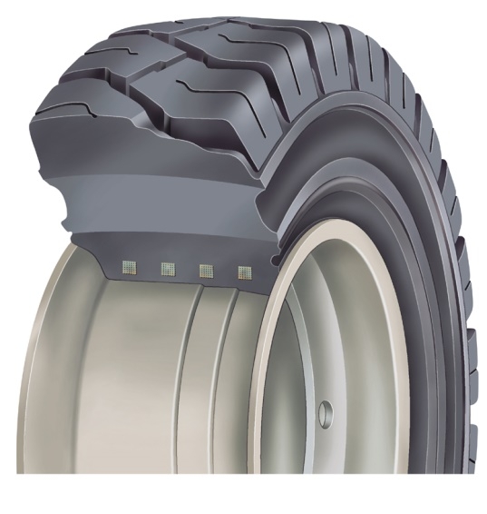 Структура цеьнолитых шин суперэластик