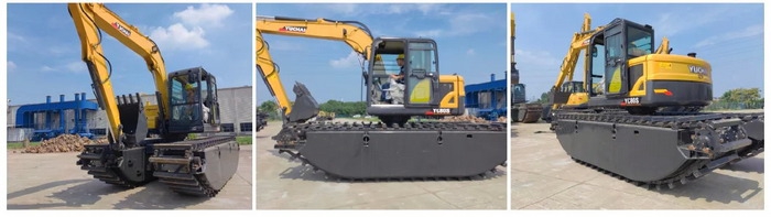 плавающий экскаватор ючай