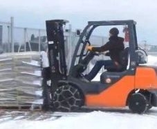 Цепи противоскольжения на вилочный погрузчик Цепи противоскольжения на вилочный погрузчик