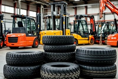 Шины для ричтрака: полиуретан, суперэластик или пневматика