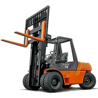 Toyota FD70 мачта 3 м