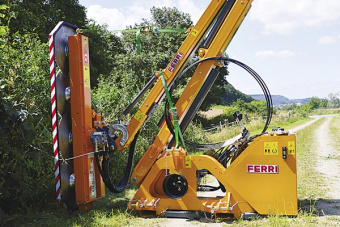 Сменный дисковый кусторез на манипуляторную косилку